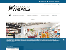 Tablet Screenshot of pharmaciewalcarius.be